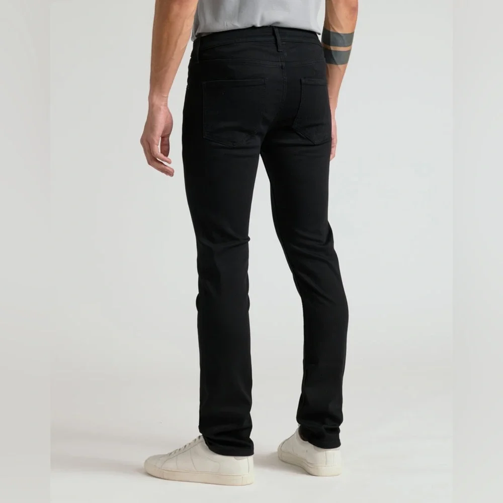 True classic Straight High-Stretch Jeans black‎ 36X32 New With Tags